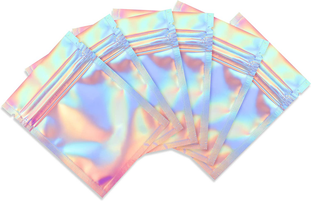 COLSEN Holographic Smell Proof Mylar Bags