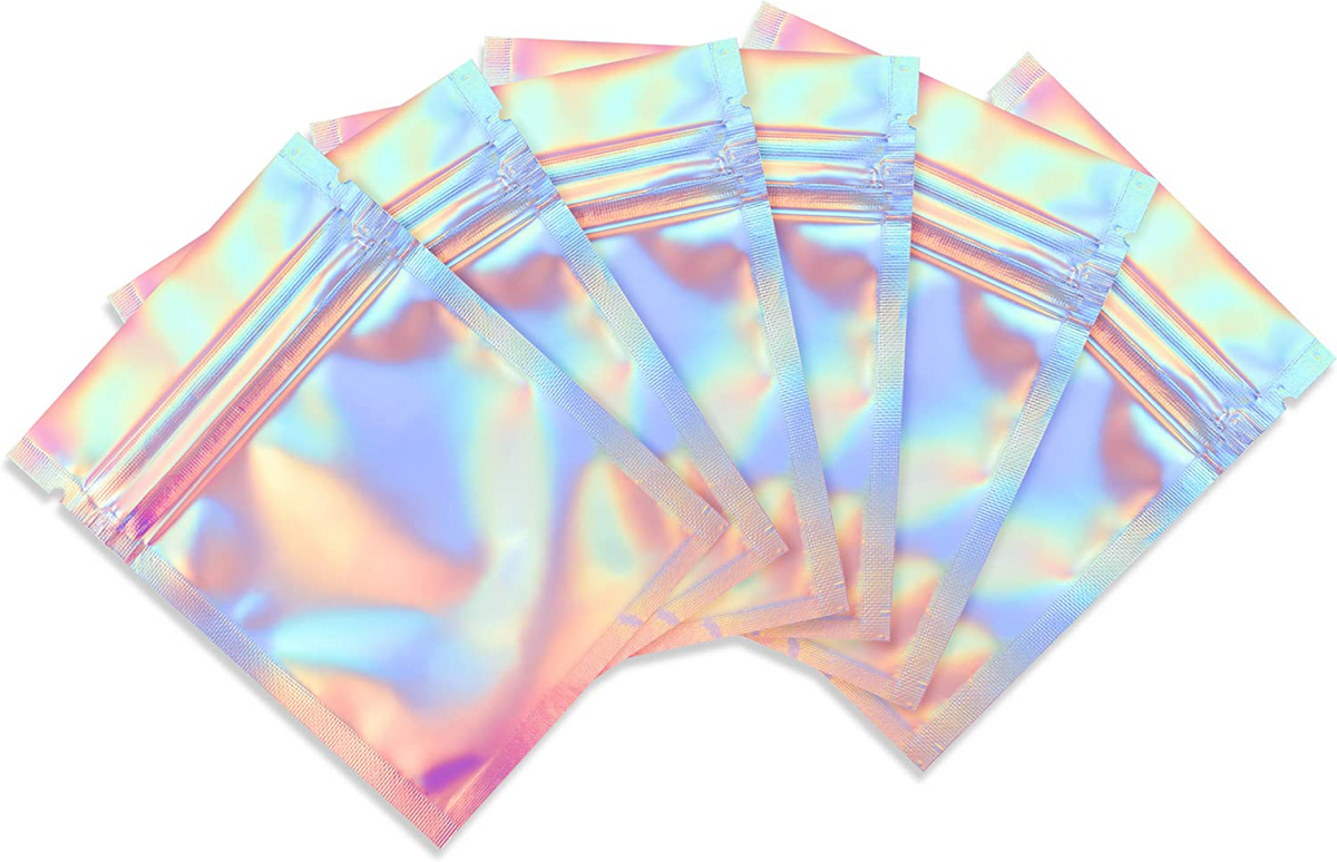 COLSEN Holographic Smell Proof Mylar Bags