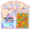 COLSEN Holographic Smell Proof Mylar Bags