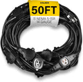 COLSEN Outdoor Extension Cord 50ft with 11 Outlets