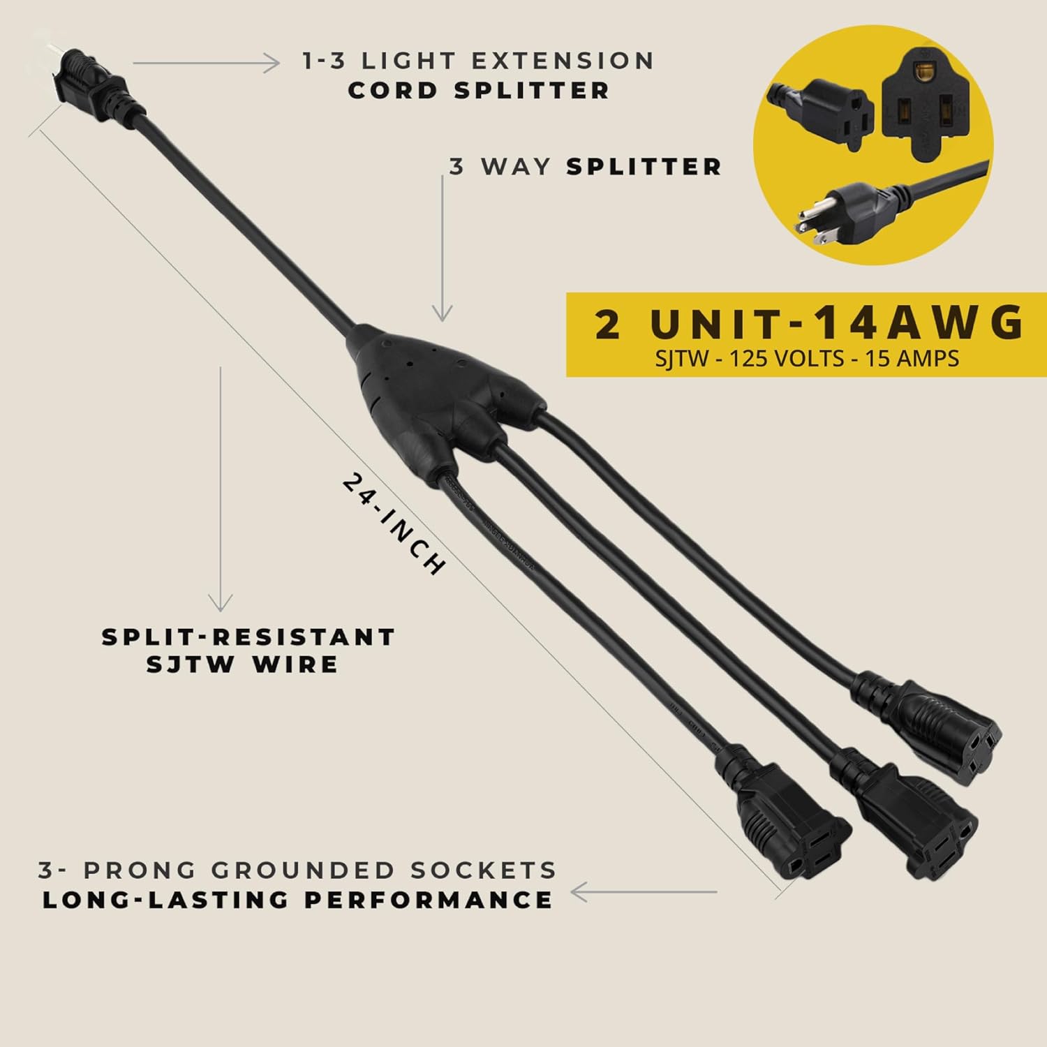 Power Splitter 1 to 3