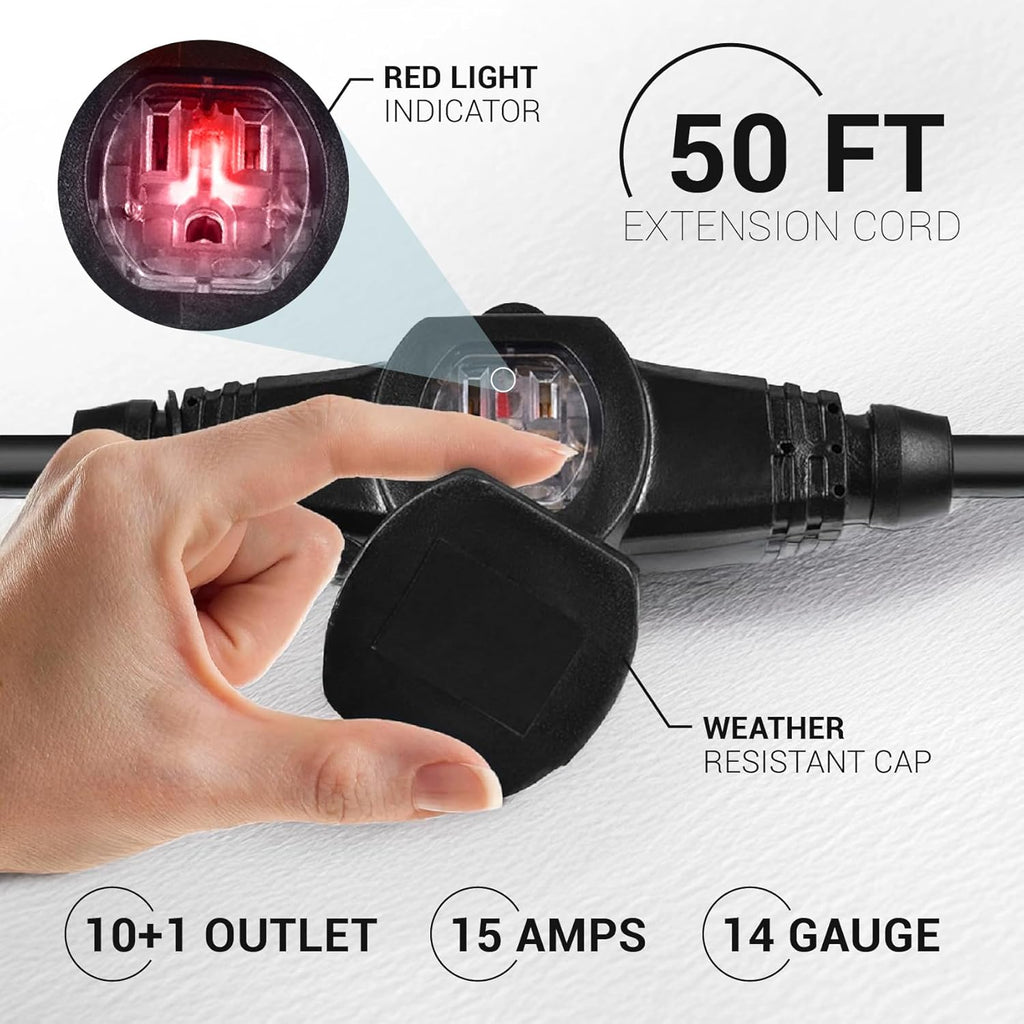 50FT Power Extension Cable
