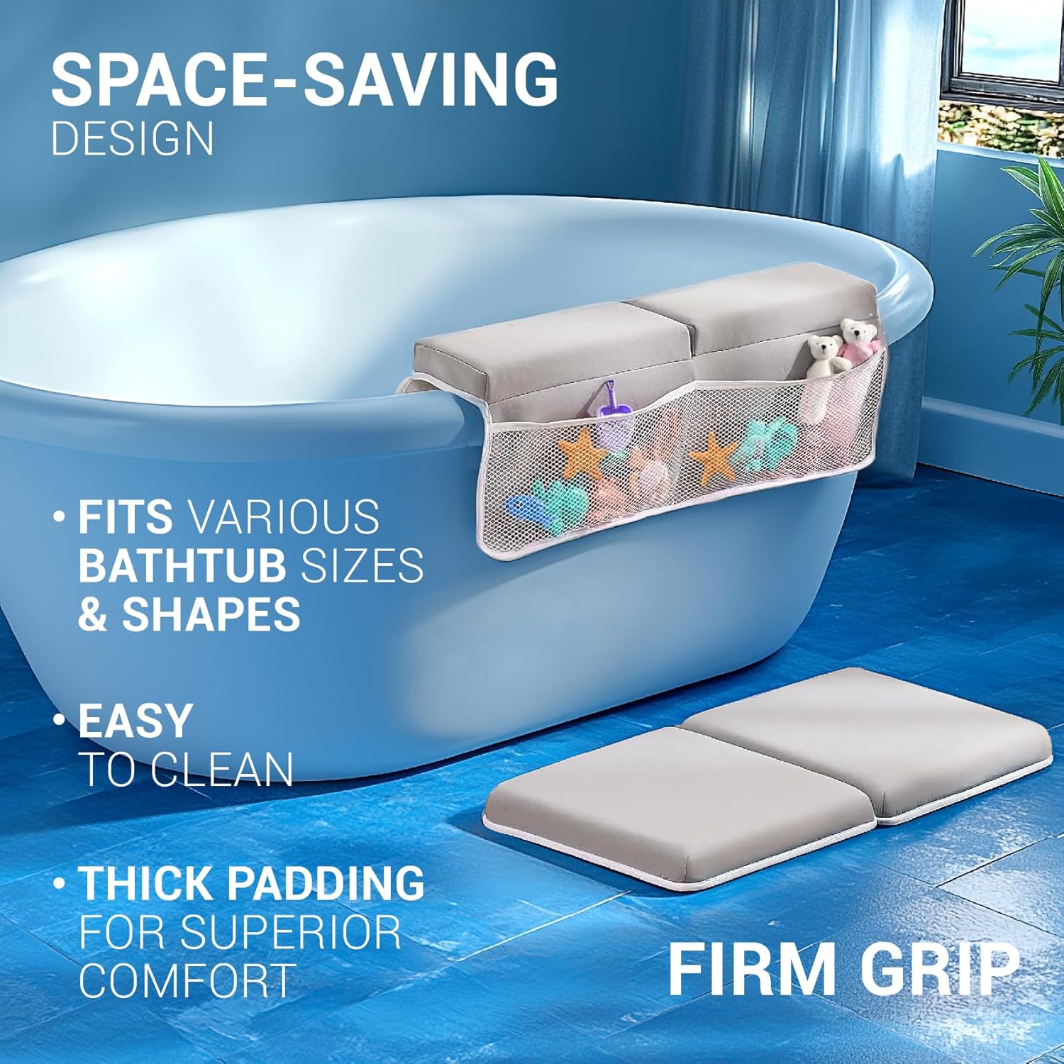 Baby Bath Kneeling Pad Set